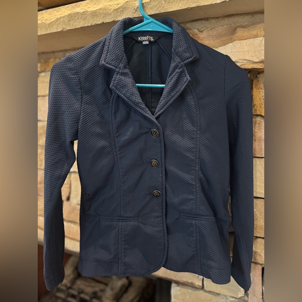 Kerrits Affinity Aero Show Children Navy Show Coat L